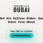 Hot Air Balloon Rides: See Dubai from Above during TOKEN2049 Dubai