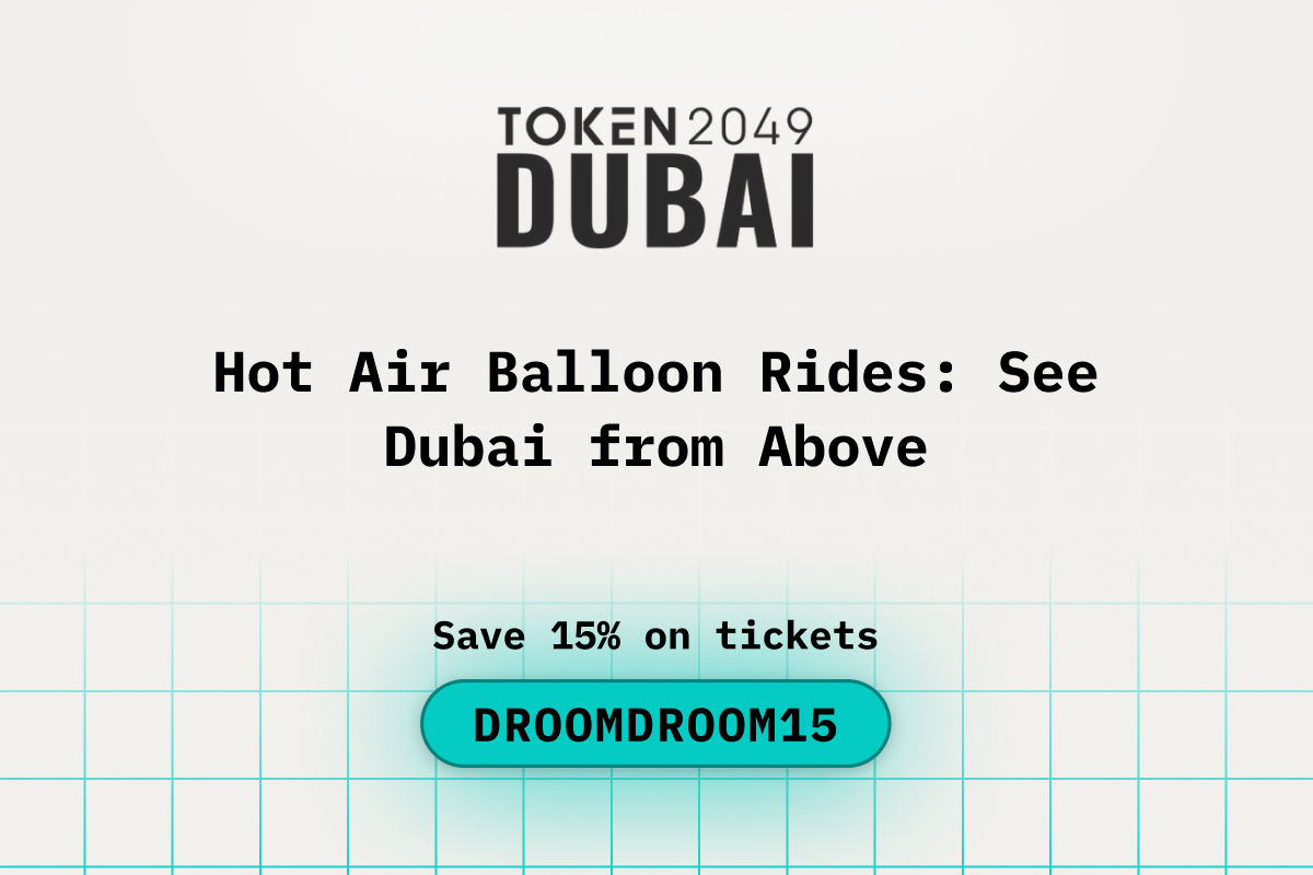 Hot Air Balloon Rides: See Dubai from Above during TOKEN2049 Dubai