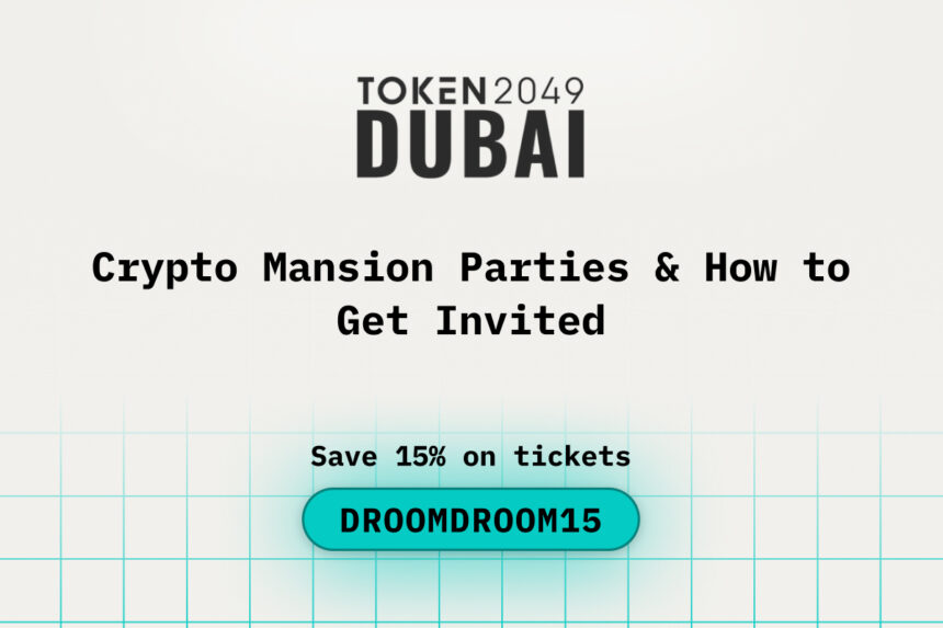 Crypto Mansion Parties & How to Get Invited During TOKEN2049 Dubai