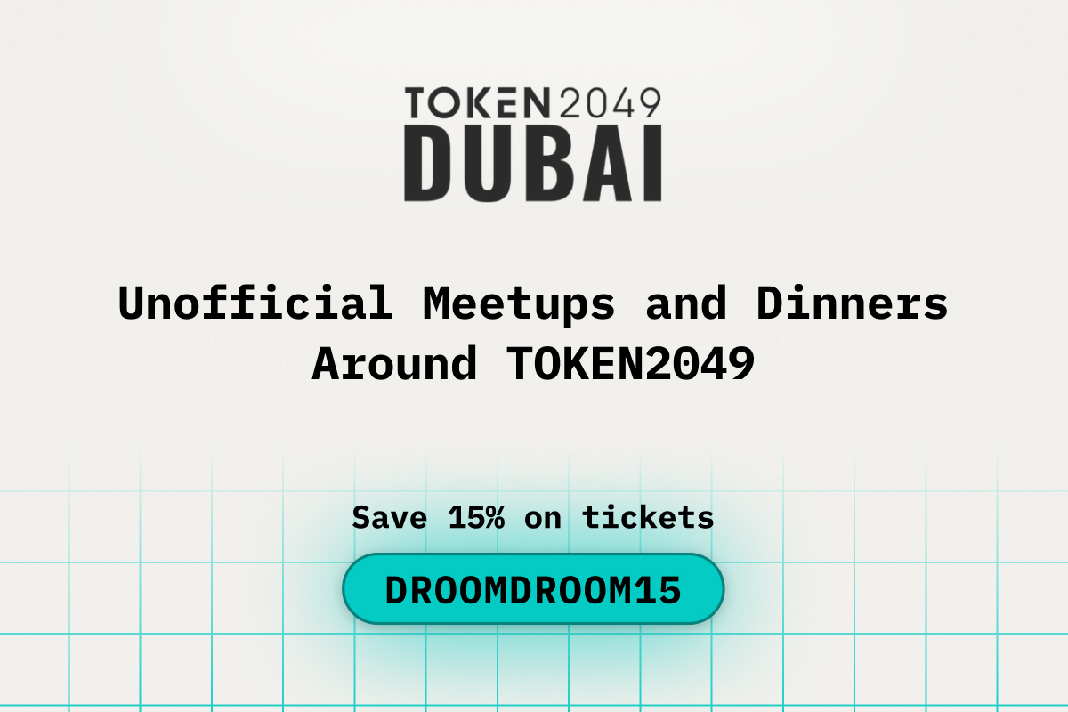 Unofficial Meetups and Dinners Around TOKEN2049 Dubai