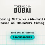 Choosing Metro vs ride-hailing based on TOKEN2049 timing