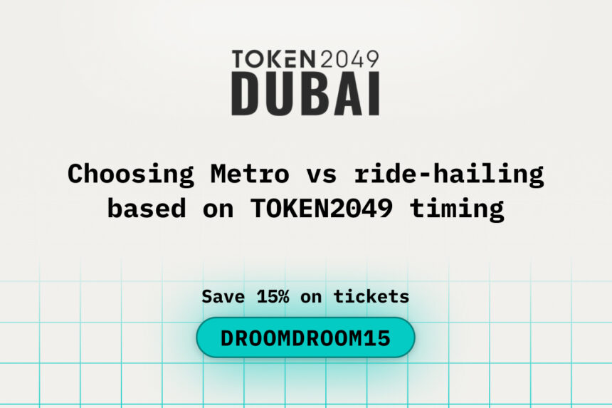 Choosing Metro vs ride-hailing based on TOKEN2049 timing