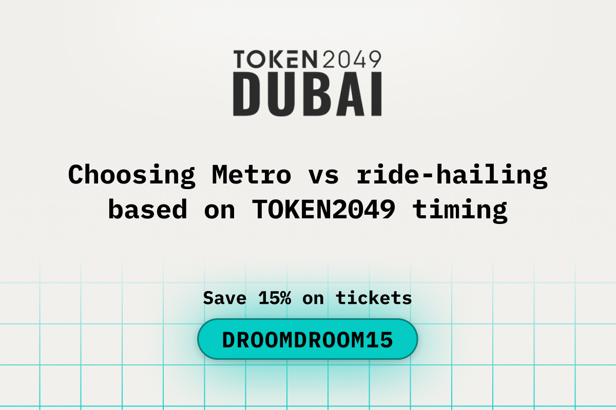 Choosing Metro vs ride-hailing based on TOKEN2049 timing